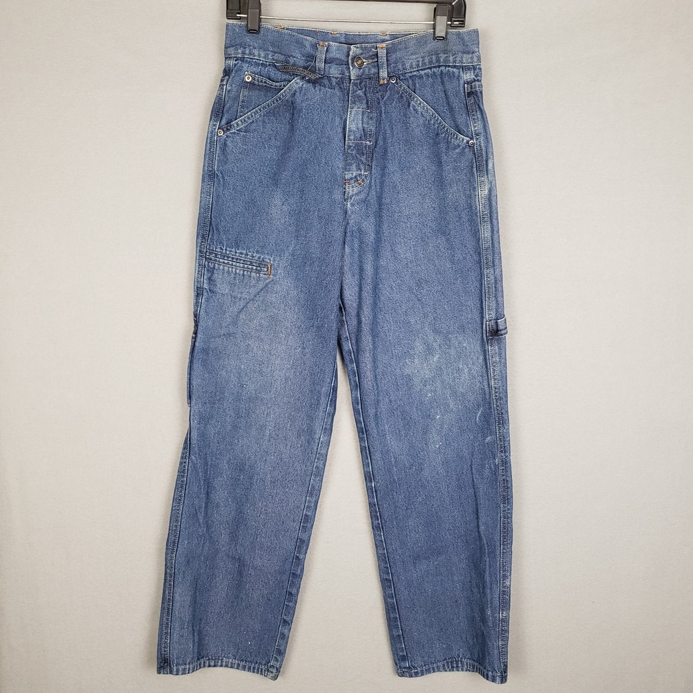 Vintage‎ Nobo 30x30 Carpenter Cargo Jeans Thrashed Streetwear 90s Grunge Unisex